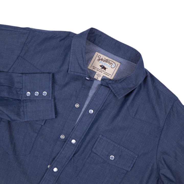 Monterrey Snap Shirt Dark Blue