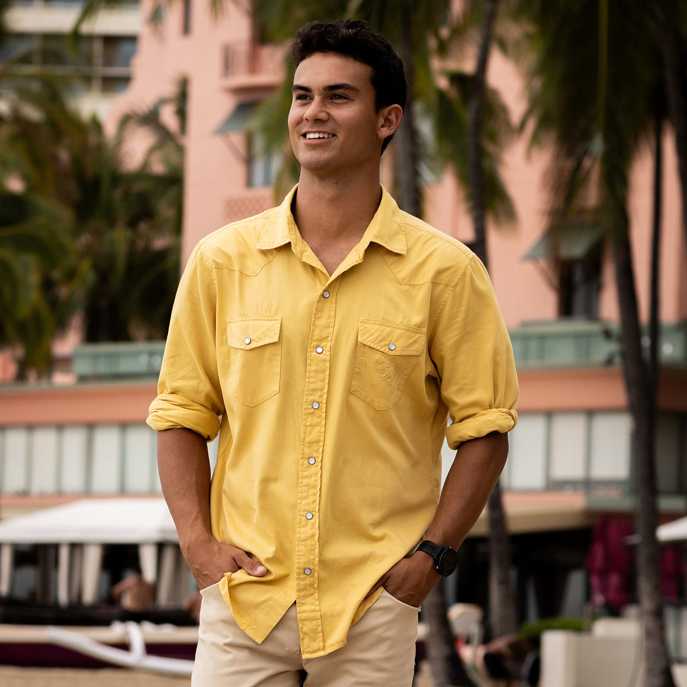 Shaka Embroidered Western Shirt (PREORDER)