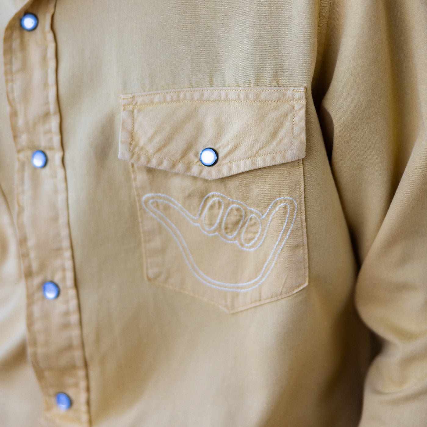 Shaka Embroidered Western Shirt (PREORDER)
