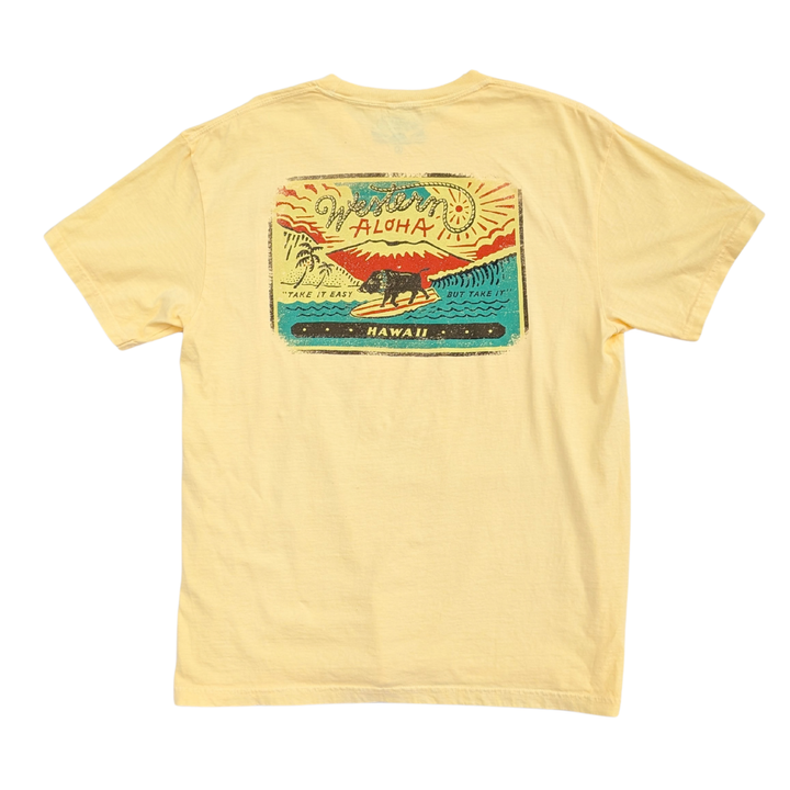 Logo Pocket Tee - Yellow
