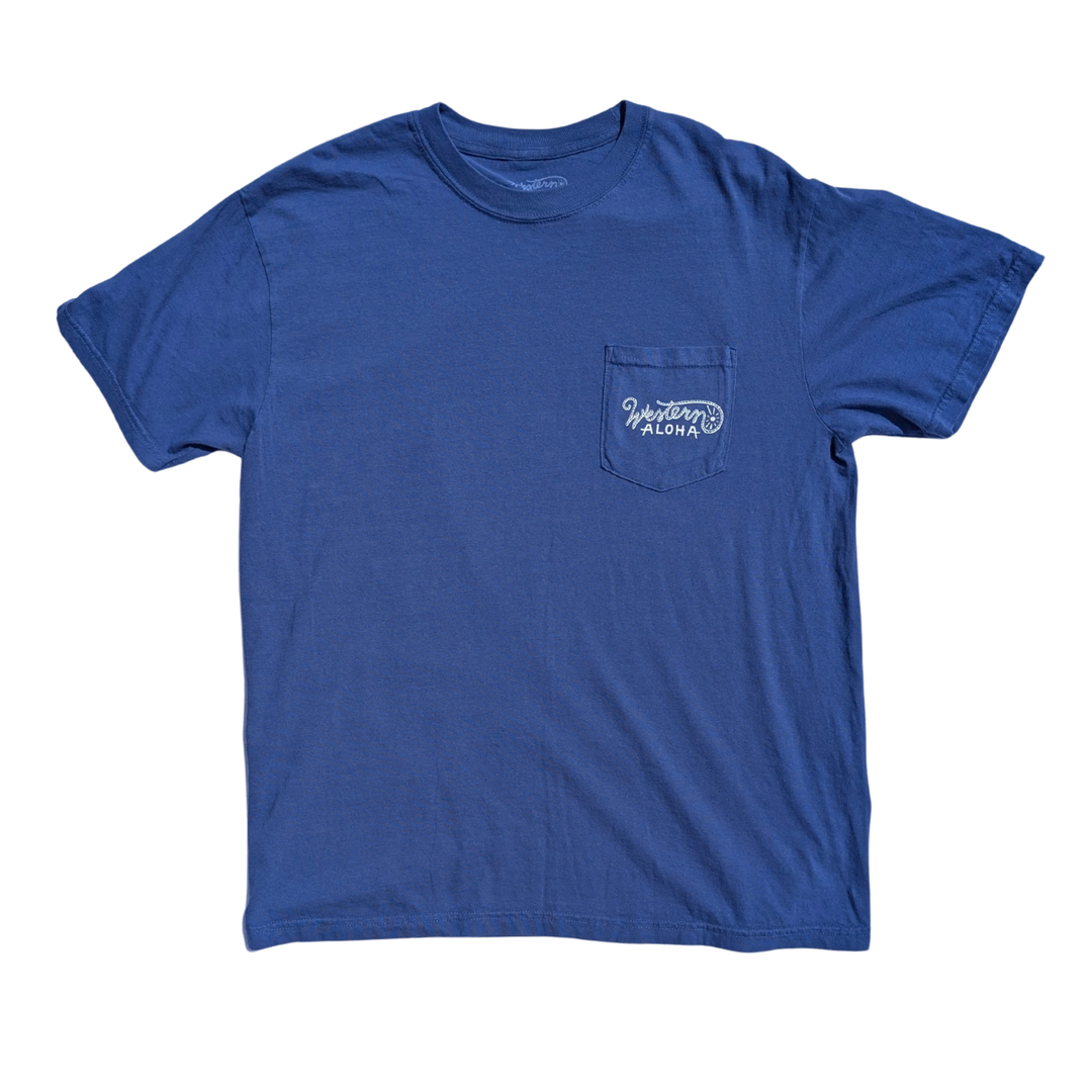 Ukulele Pocket Tee - Blue