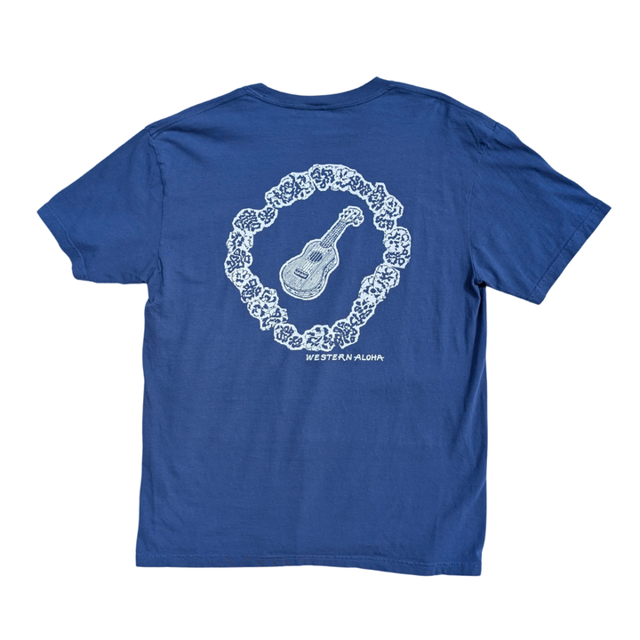 Ukulele Pocket Tee - Blue