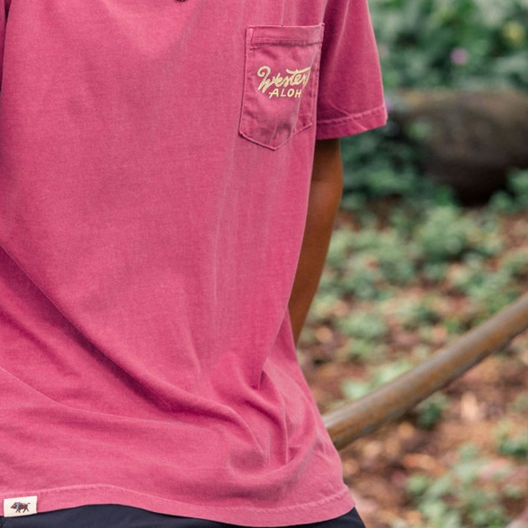 Logo Pocket Tee - Red