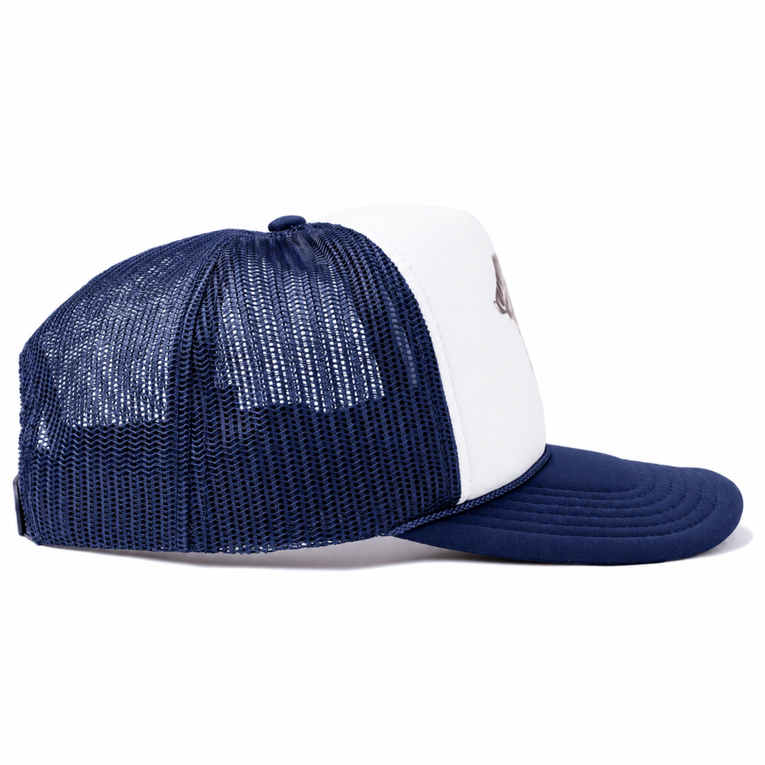 Double Lei Boar Foam Trucker - Navy