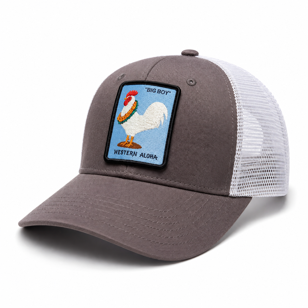 "Big Boy" Rooster Locals Snapback Gray