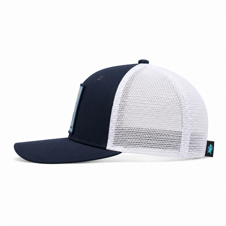 Double Lei Boar Locals Snapback Navy/White