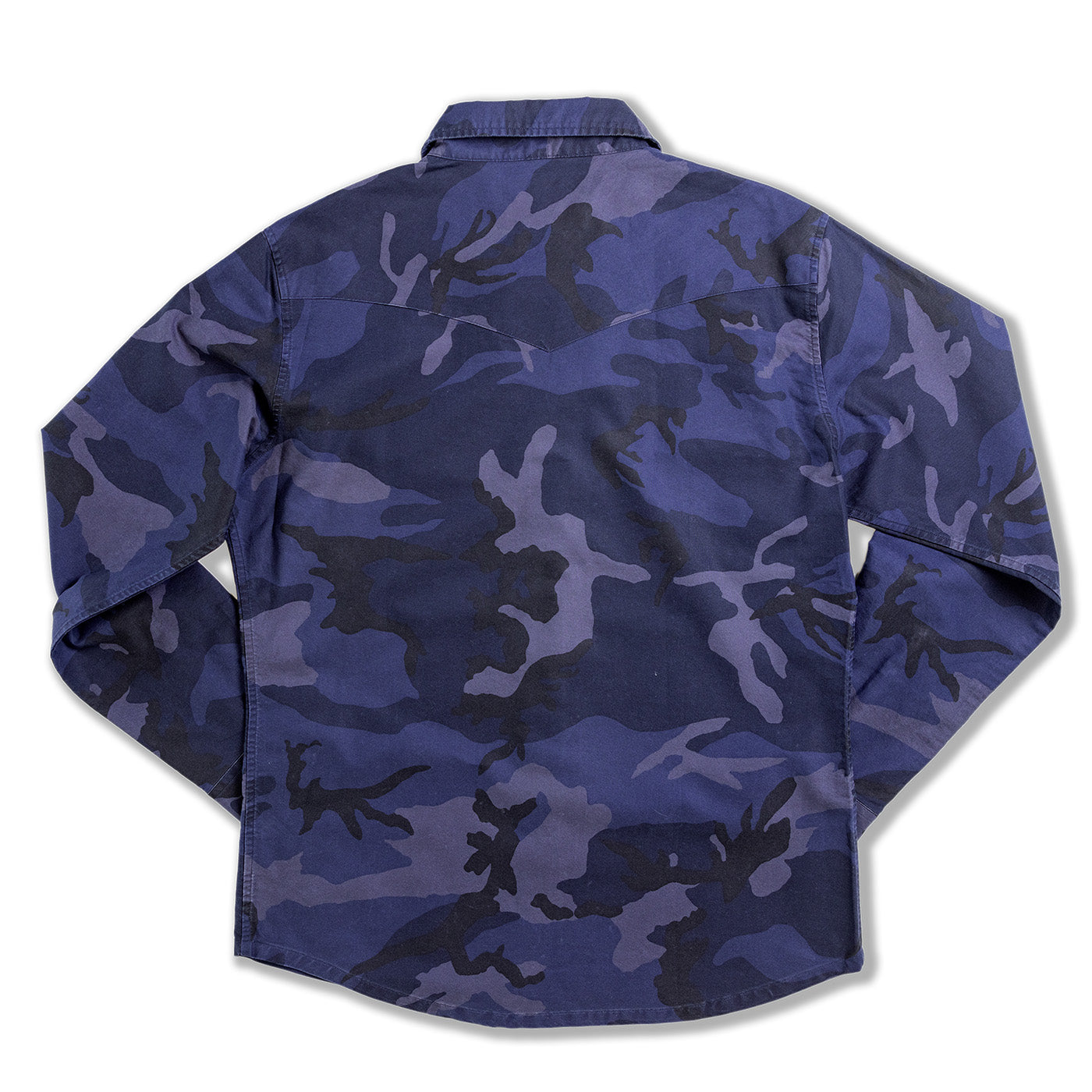 Men's Long Sleeve Waimea Heavyweight Overshirt (Blue Camo)