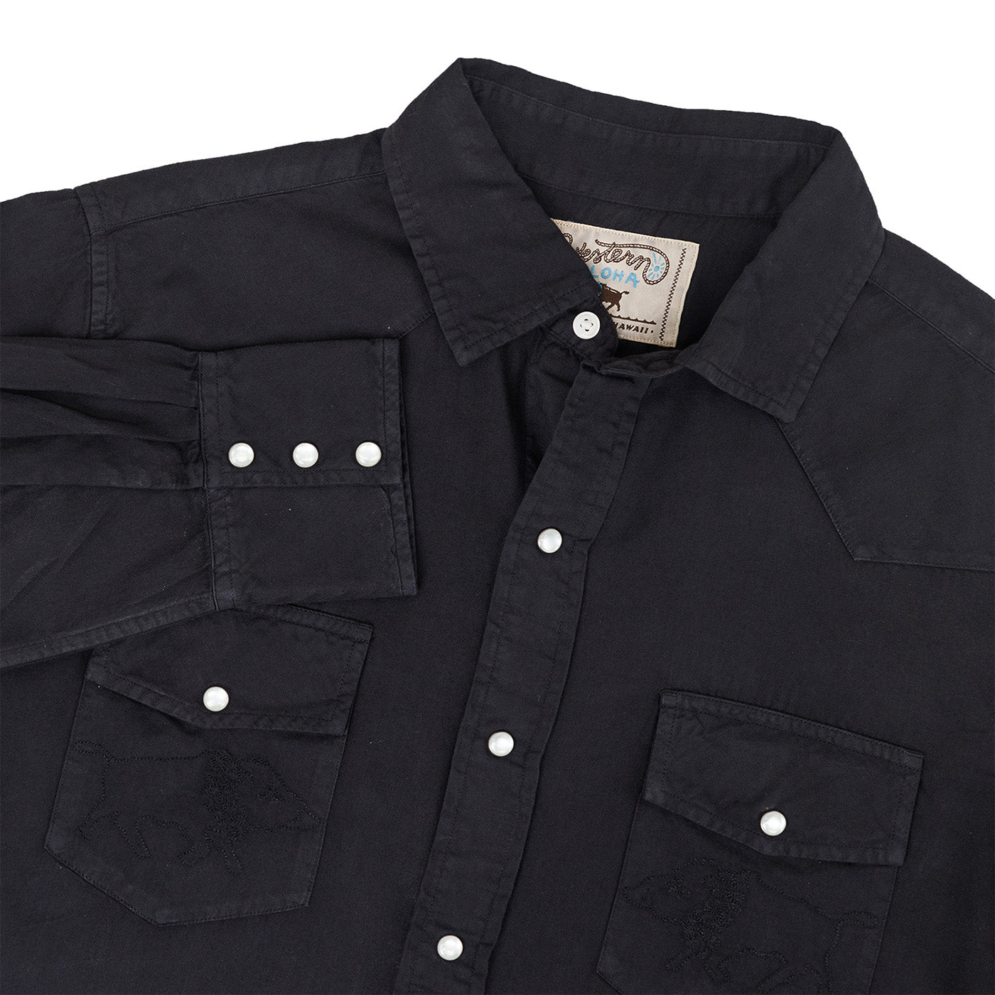 Walking Boar Embroidered Western Shirt (PREORDER)
