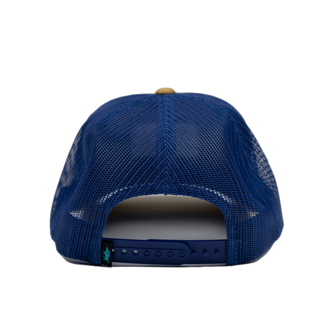 Take It Easy Snapback - Blue / Caramel