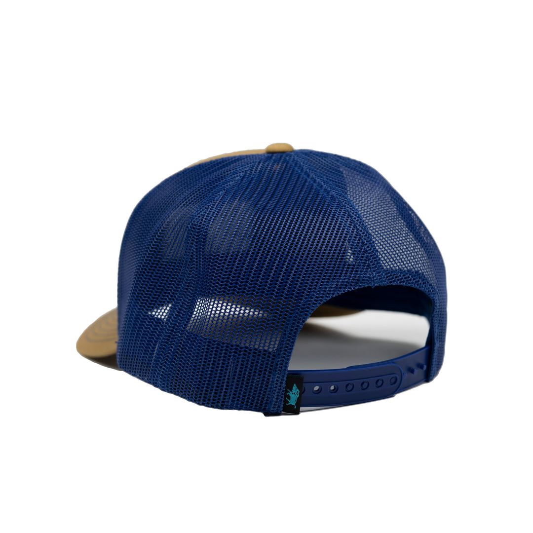 Take It Easy Snapback - Blue / Caramel