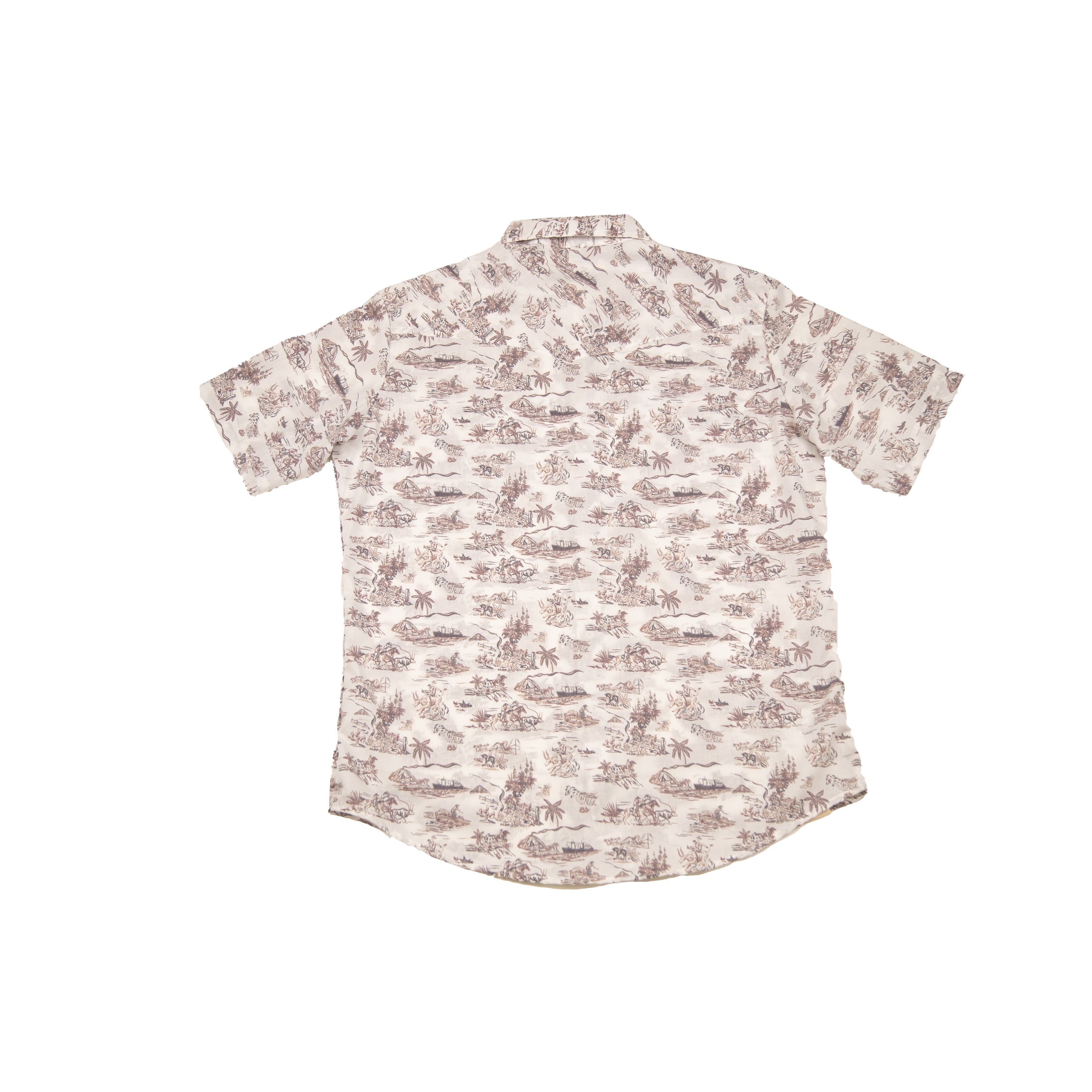 Paniolo Short Sleeve Men's Shirt White