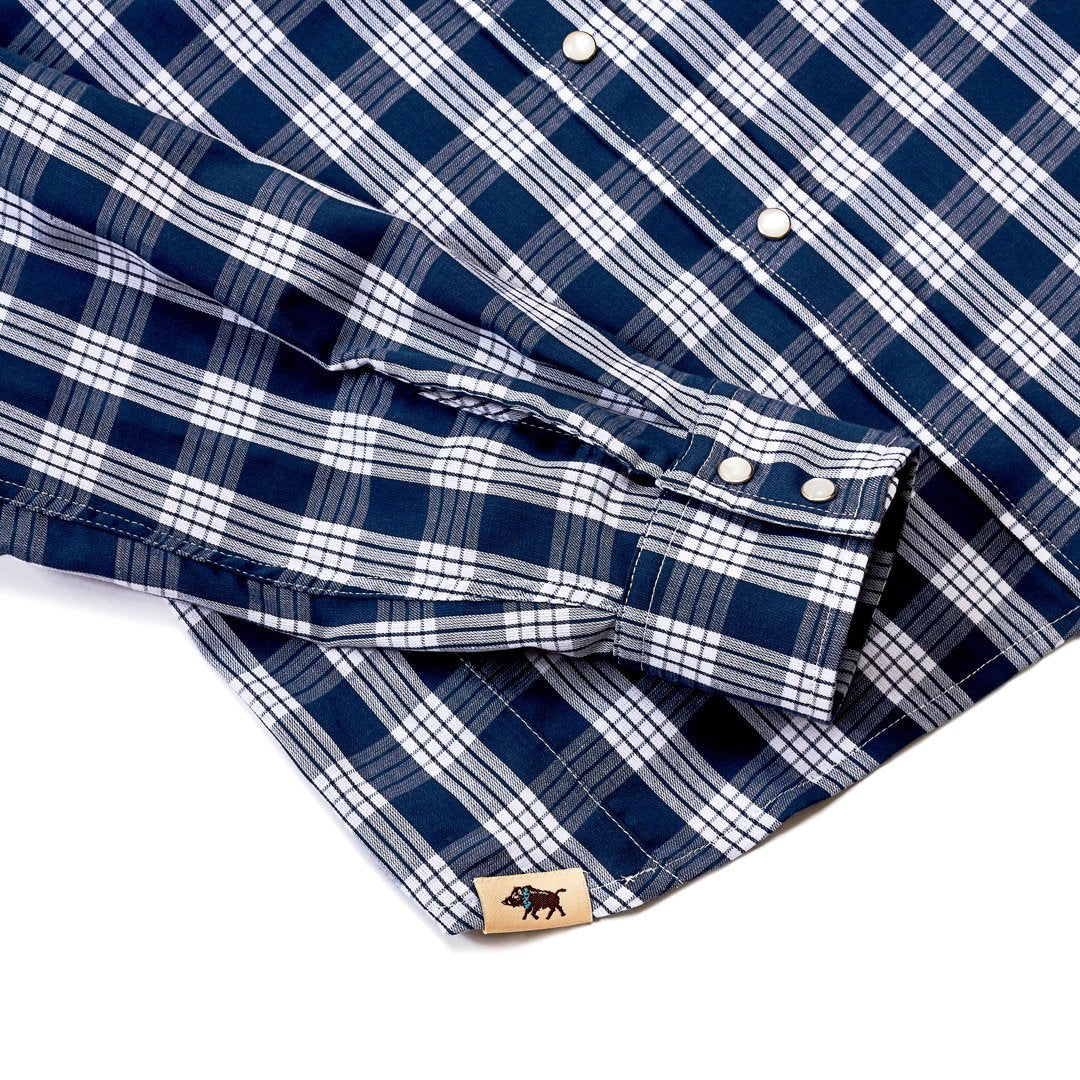 Women's Palaka Snap Shirt Navy