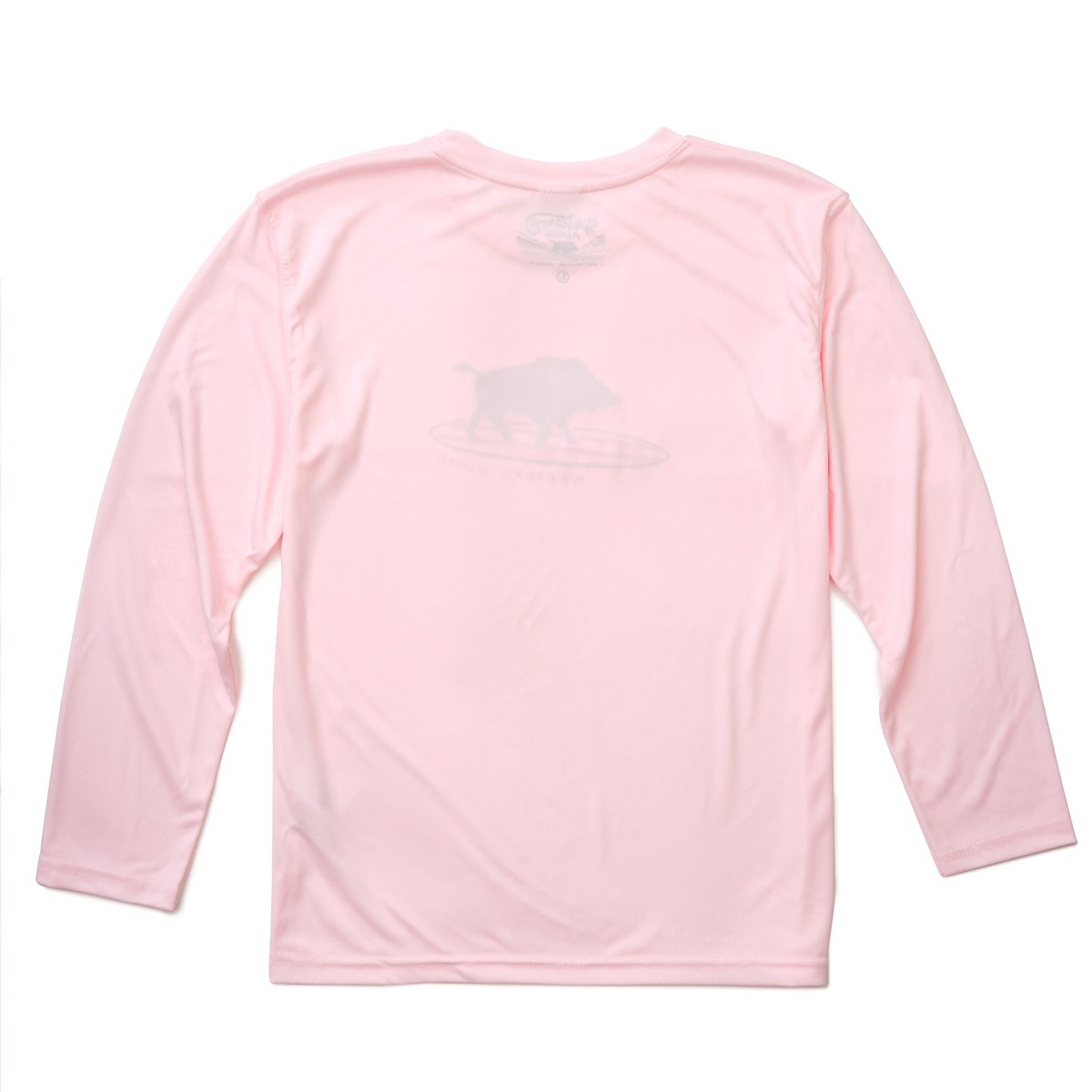 YOUTH SURFING BOAR PERFORMANCE TEE - PINK